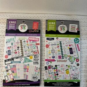 Create 365 colorful Sticker the happy planner set of 2